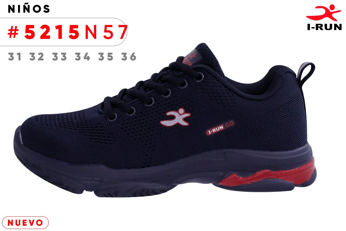 Zapatillas I RUN para ninos y ninas venta de zapatillas para ninas y ninos por mayor zapatillas importadas de ninos en talla 31 32 33 34 35 y 36